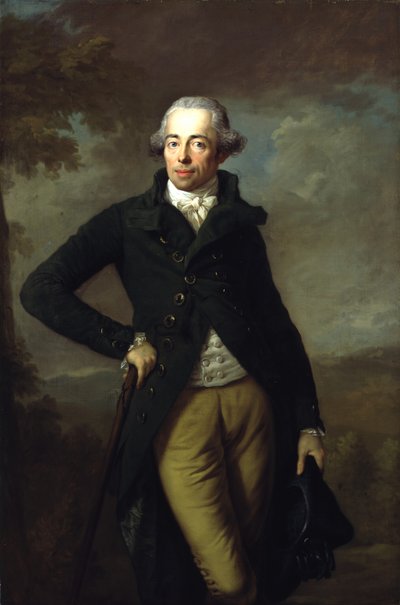 Jindřich XIV Reuss starší (1749-1799) od Anton Graff