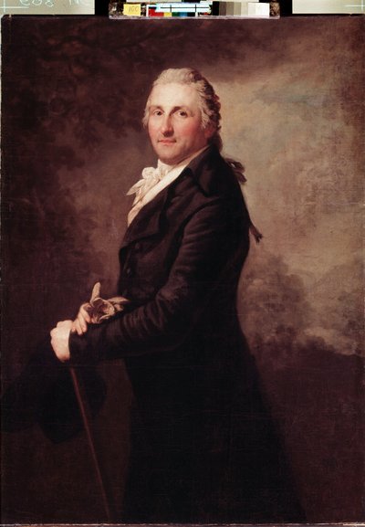 ""Portrét George Leopolda z Gogula (nebo Goguela), francouzského vojáka a politika"" Malba Antona Graffa (1736-1813) 1796 Rozměr. 130x95 cm Muzeum Ermitáž, Petrohrad od Anton Graff