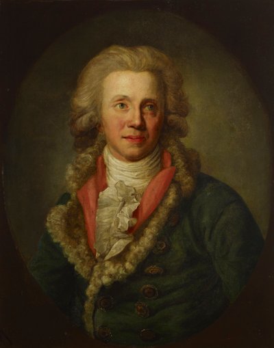 Portrét herce Christiana Wilhelma Opitze 1756-1810. od Anton Graff
