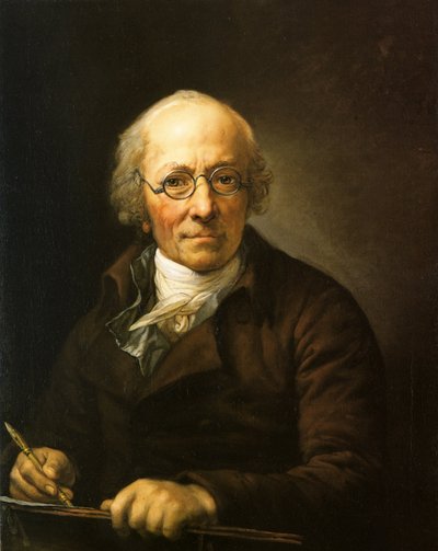 Autoportrét ve stáří. od Anton Graff