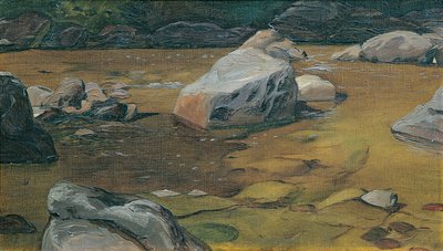 skály v potoce od Anton Josef von Kenner