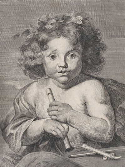 Mladý Bacchus, držící flétnu, 1728. od Anton Joseph von Prenner