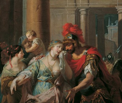 Hectorovo rozloučení s Andromache od Anton Kern