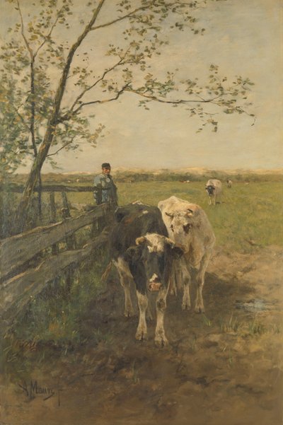 Mléčný ohyb od Anton Mauve