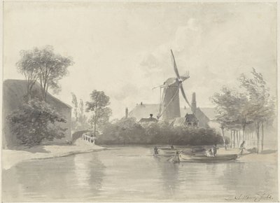 Pohled na Haarlem od Anton Mauve