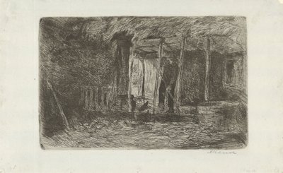 Bouda na seno od Anton Mauve