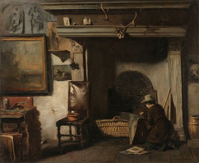 Ateliér haarlemského malíře Pietera Frederika van Os Ateliér haarlemského malíře Pietera Frederika van Os od Anton Mauve