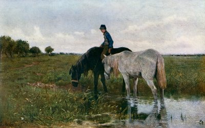 Napájení koní, 1871, 1912. od Anton Mauve