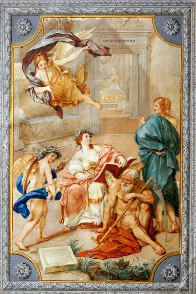 Alegorie z muzea Clementino, Anton Raphael Mengs, kombinovaná média od Anton Raphael Mengs
