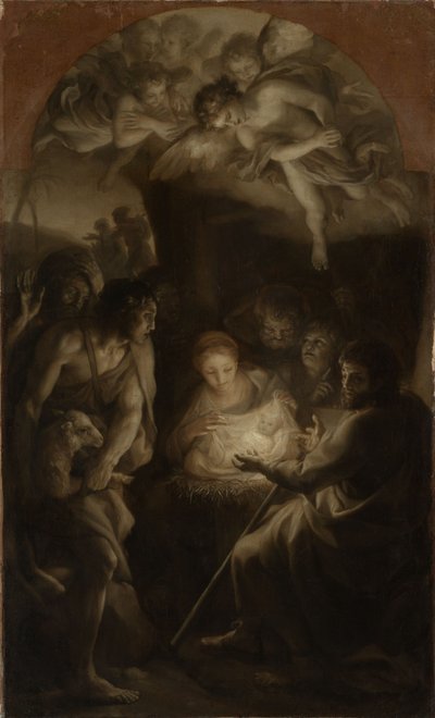 Klanění pastýřů od Anton Raphael Mengs