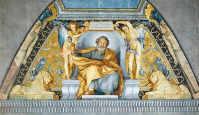 Postava svatého Petra, Anton Raphael Mengs, kombinovaná technika od Anton Raphael Mengs