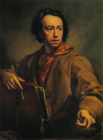 Italština:  Autoritratto Autoportrét od Anton Raphael Mengs