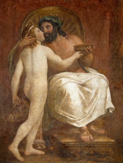 Jupiter Kissing Ganymede, Anton Raphael Mengs od Anton Raphael Mengs