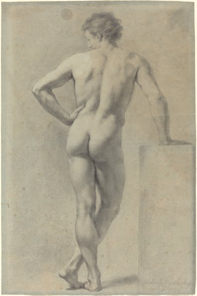 Studie mužského aktu od Anton Raphael Mengs