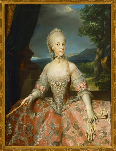 Marie Caroline de Lorena (malba na plátně) od Anton Raphael Mengs