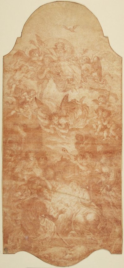 Narození Krista od Anton Raphael Mengs
