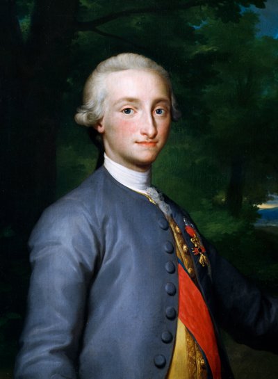 Portrét Karla IV Bourbonského, od Antona Raphaela Mengse, malba od Anton Raphael Mengs