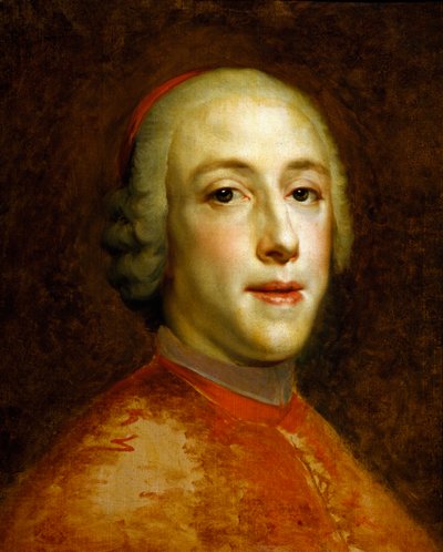 Portrét Henryho Benedicta Marie Clement Edward Stuart, kardinál York, Anton Raphael Mengs, cca 1756 od Anton Raphael Mengs