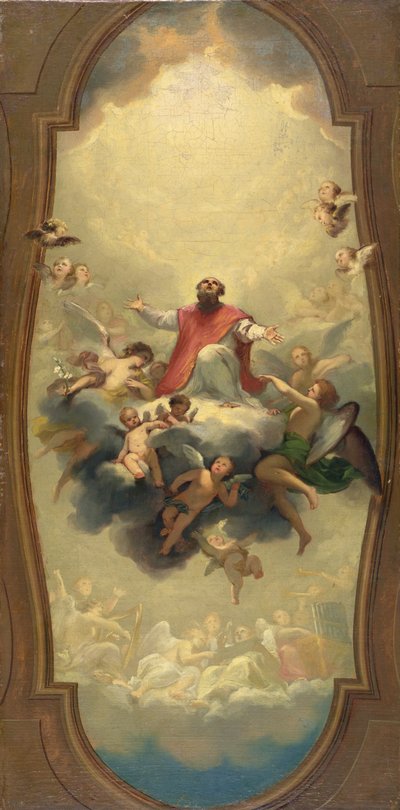 St. Eusebius přenesený do nebe, kolem roku 1757 (olej na plátně) od Anton Raphael Mengs
