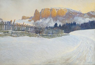 Motiv z Alp od Anton Reckziegel