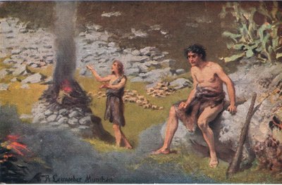Kain a Abel, z Hulberts Story of the Bible vydané The John Winston Company, 1932 od Anton Robert Leinweber
