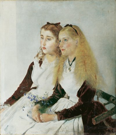 Umělcovy neteře, Elisabeth a Maja od Anton Romako