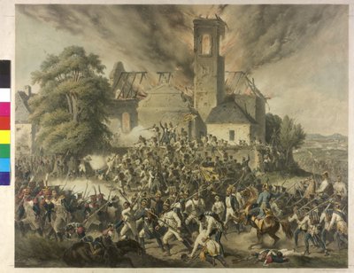 Bitva u Aspern 1809 od Anton Strassgschwandtner