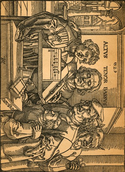 Vzácný dřevoryt Antona Von Wormse Anton Woensam, 1899. od Anton Woensam