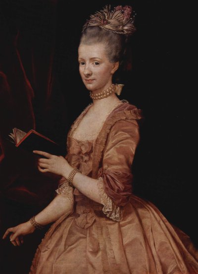 Portrét ženy od Anton von Maron