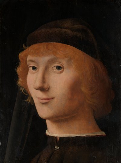 Portrét mladého muže, cca 1470 (olej na dřevě) od Antonello da Messina
