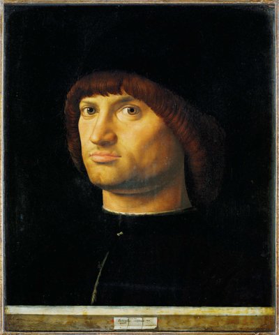 Portrét muže, Il Condottiere od Antonello da Messina
