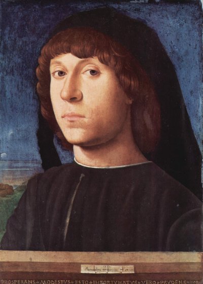 Portrét mladého muže od Antonello da Messina