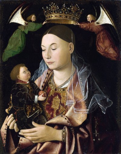 Panna s dítětem od Antonello da Messina