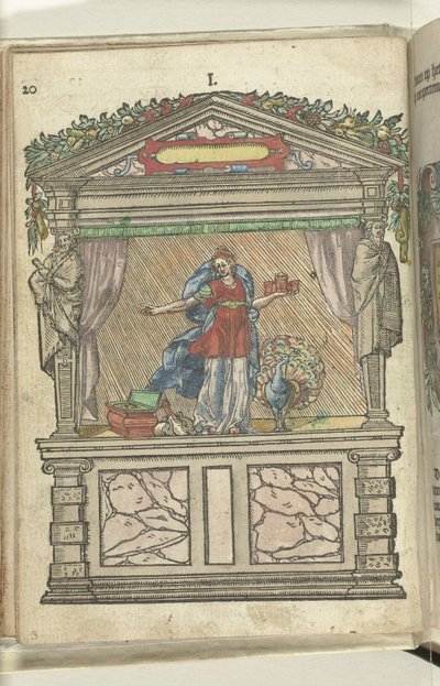 Jeviště s Juno, 1578 od Antoni van Leest