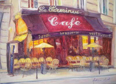 Cafe le Terminus, 2010 od Antonia Myatt