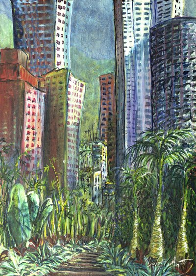 High Rise, Hong Kong, 1997 od Antonia Myatt