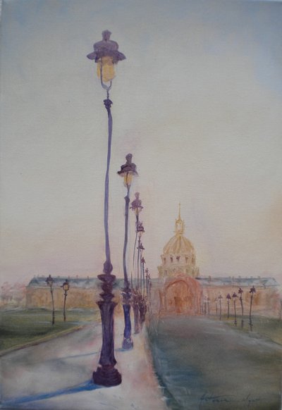 Lampa před kostelem Dome, 2010 od Antonia Myatt