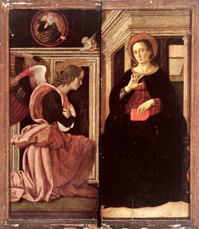 Oznámení (tempera na panelu) od Antoniazzo Romano