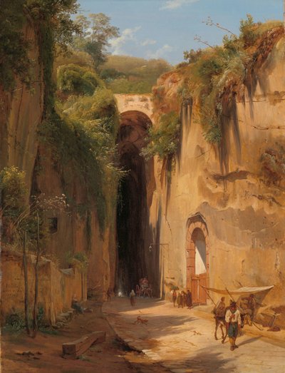 Jeskyně Posillipo v Neapoli Jeskyně Posillipo nedaleko Neapole od Antonie Sminck Pitloo