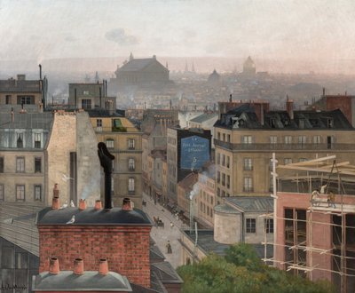 Paříž viděná z Montmartru, 1887 od Antonin Chittussi