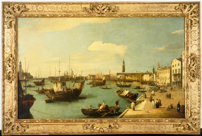 Riva degli Schiavoni, pohled na západ, asi 1735 (olej na plátně) od Antonio (studio of) Canaletto