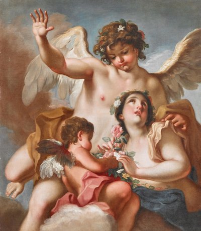 Zephyrus, Flora a Amor od Antonio Balestra