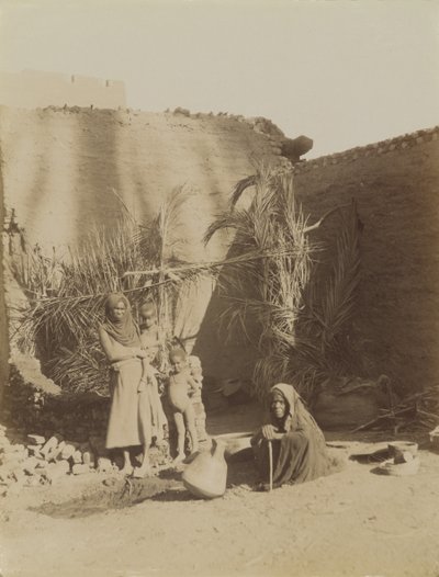 Berberská rodina, Egypt od Antonio Beato