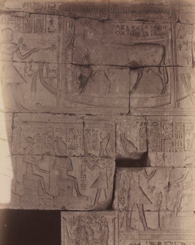 Deir el-Medineh, posvátná loď od Antonio Beato