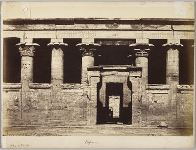Edfu, Egypt od Antonio Beato