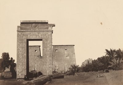 Karnak: Brána Khonsu od Antonio Beato