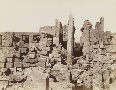Chrám Karnak, Egypt od Antonio Beato