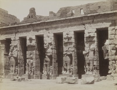 Medinet Habu od Antonio Beato