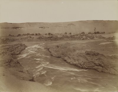 Peřeje u nilského kataraktu, Egypt od Antonio Beato