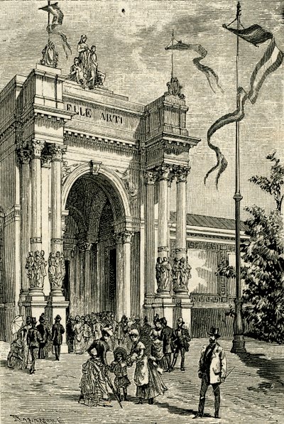 Pavilon výtvarného umění, Emilian Exposition, San Michele in Bosco, Bologna, Emilia-Romagna, Itálie od Antonio Bonamore